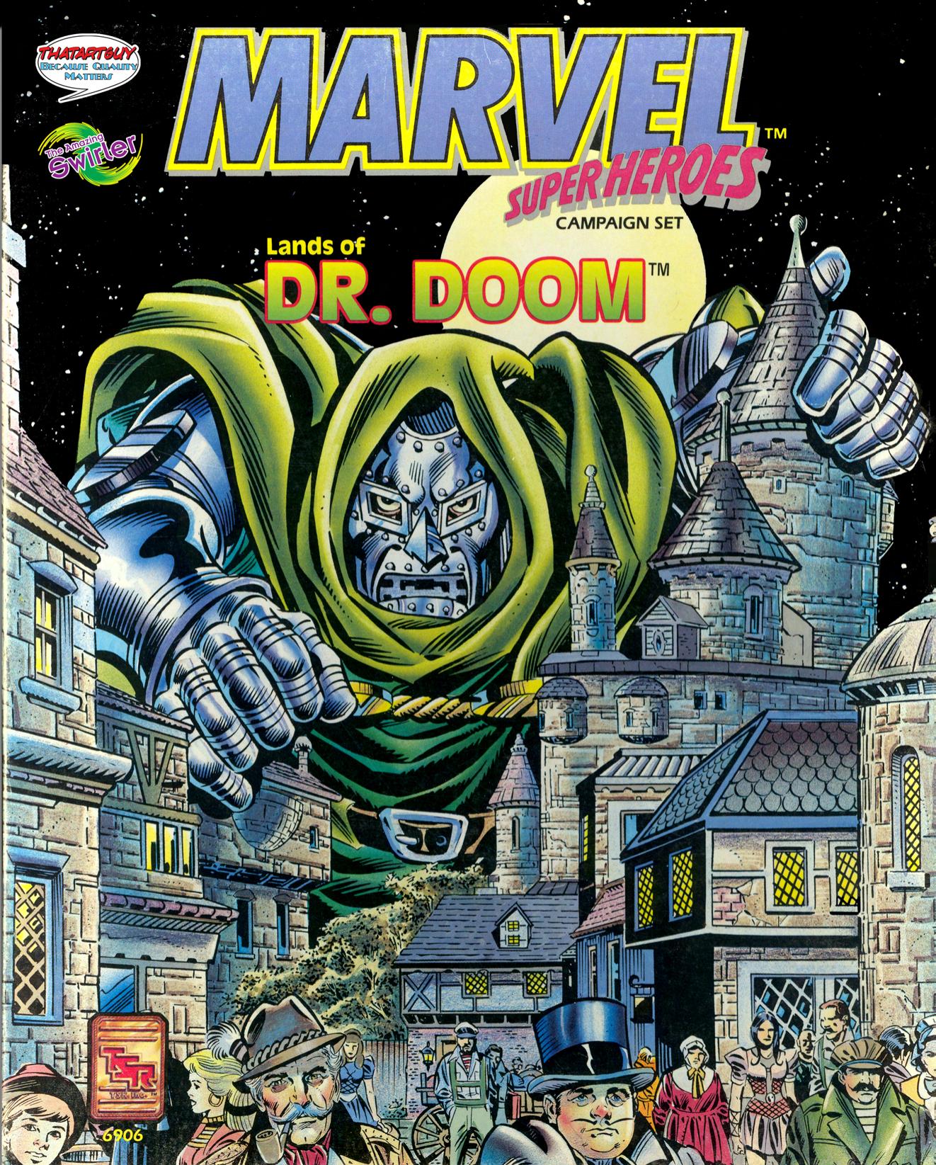 Lands of Dr. Doom Box and Card by TSR - PDF by ThatArtGuy && Swirler