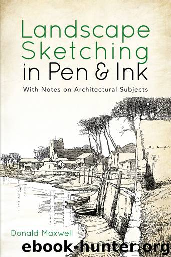 Landscape Sketching in Pen and Ink by Donald Maxwell