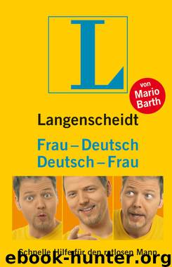 Langenscheidt Deutsch-Frau, Frau-Deutsch by Mario Barth