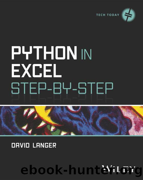 Langer David - Python in Excel Step-by-Step (Tech today) by David Langer