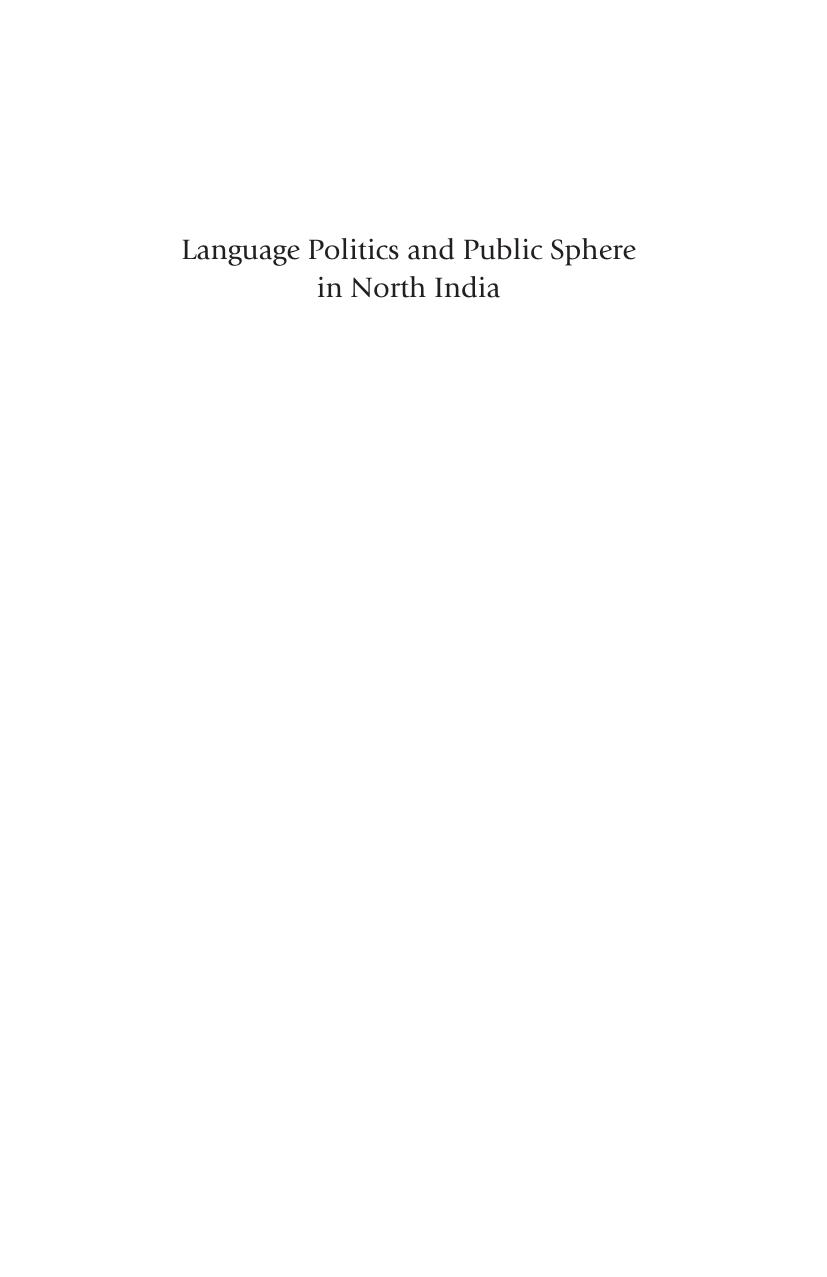 Language Politics and Public Sphere in North India: Making of the Maithili Movement by Mithilesh Kumar Jha
