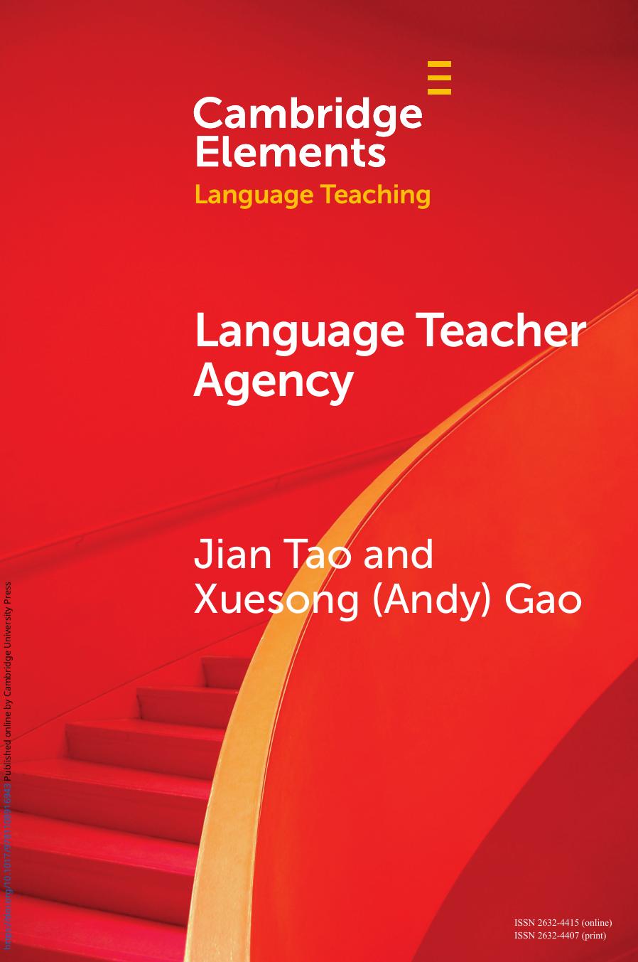 Language Teacher Agency by Jian Tao; Xuesong Gao