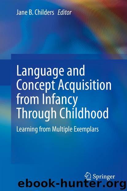 Language and Concept Acquisition from Infancy Through Childhood by Jane B. Childers