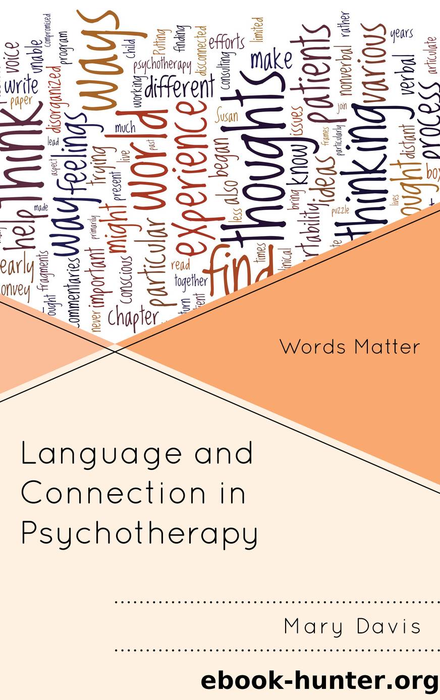 Language and Connection in Psychotherapy by Davis Mary E.;