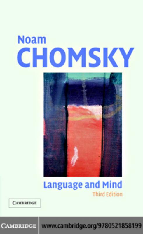 Language and Mind by Noam Chomsky