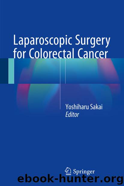 Laparoscopic Surgery for Colorectal Cancer by Yoshiharu Sakai