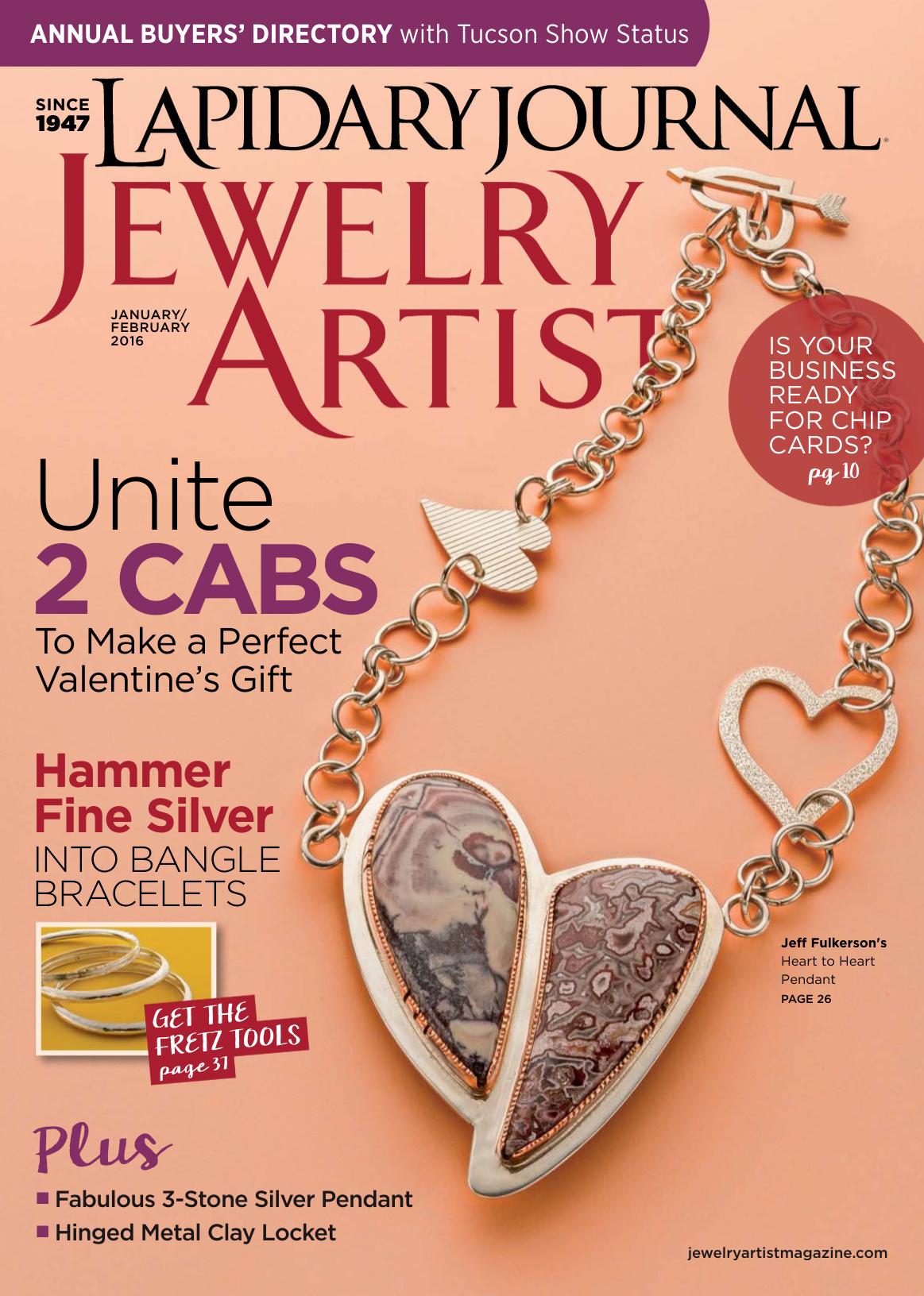 Lapidary Journal Jewelry Artist 2016-01-02 by Unknown