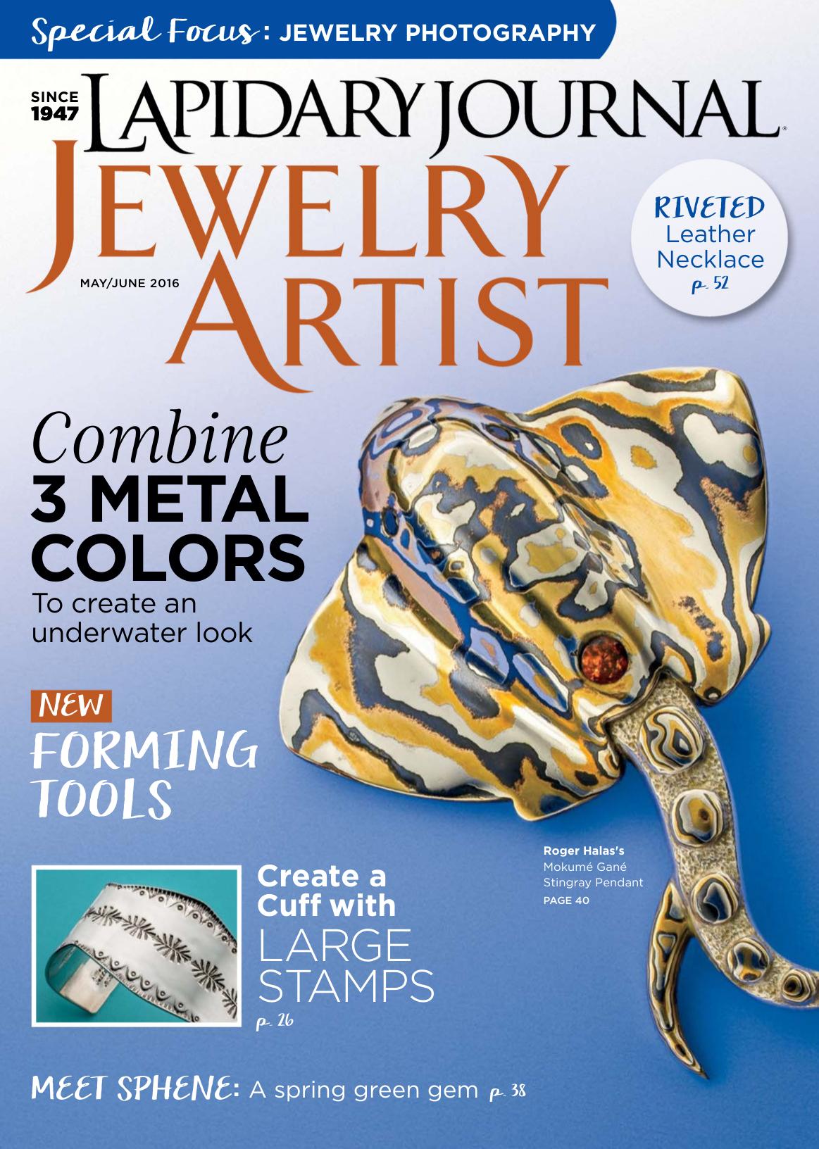 Lapidary Journal Jewelry Artist 2016-05-06 by Unknown