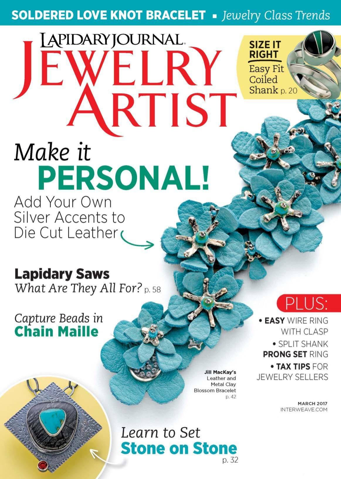 Lapidary Journal Jewelry Artist 2017-03 by Unknown