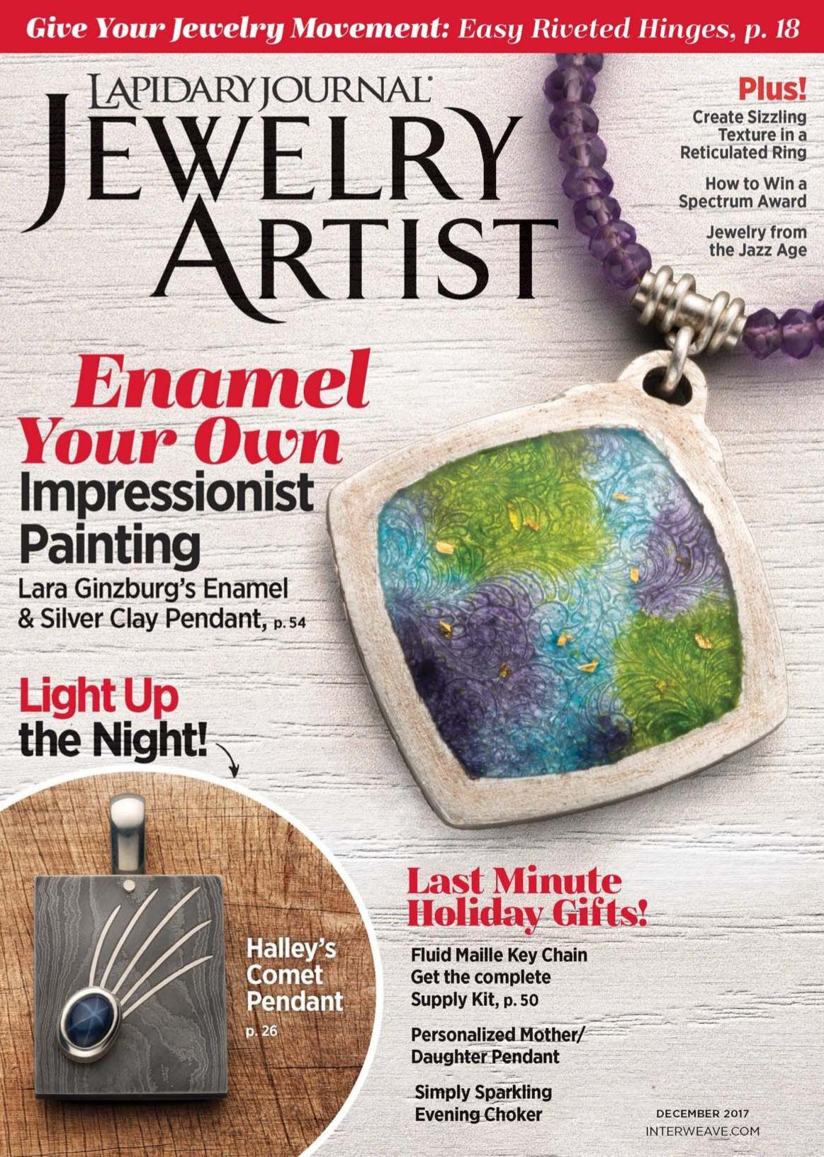 Lapidary Journal Jewelry Artist 2017-12 by Unknown