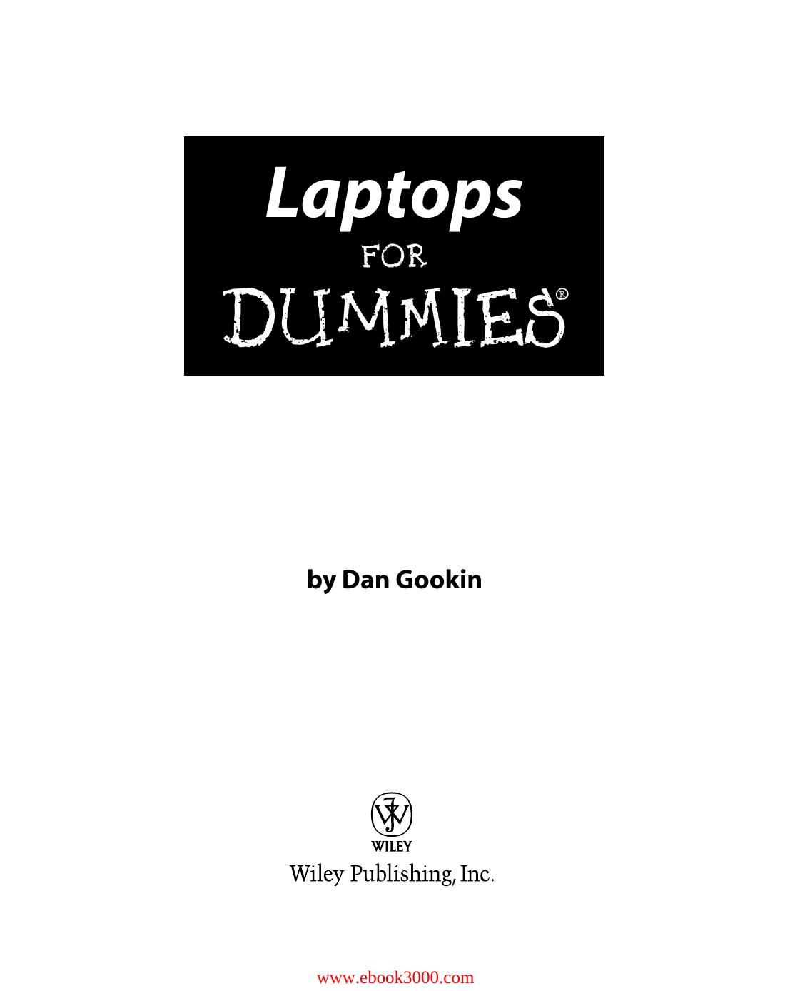 Laptops For Dummies (For Dummies (Computers)) by Unknow