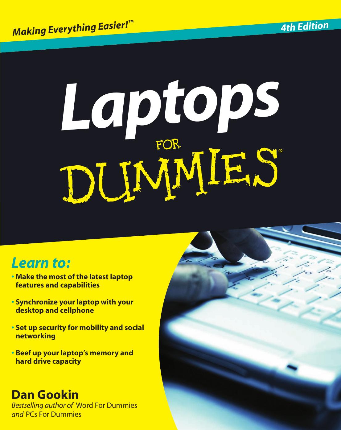 Laptops For Dummies by Dan Gookin