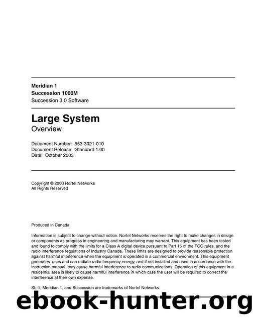 Large System Overview by Nortel Networks