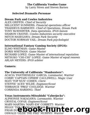 Larry Niven & Steven Barnes - Dream Park 03 by The California Voodoo Game