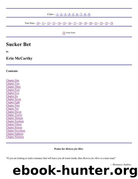 Las Vegas Vampires 04- Sucker Bet by Erin McCarthy