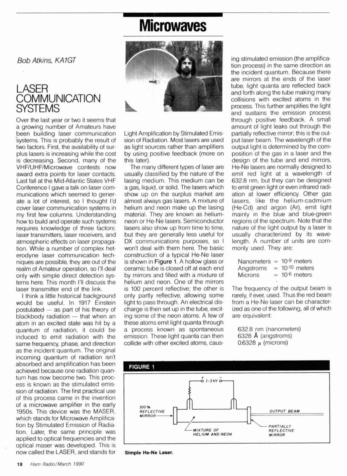 Laser Communications Systems by KA1GT