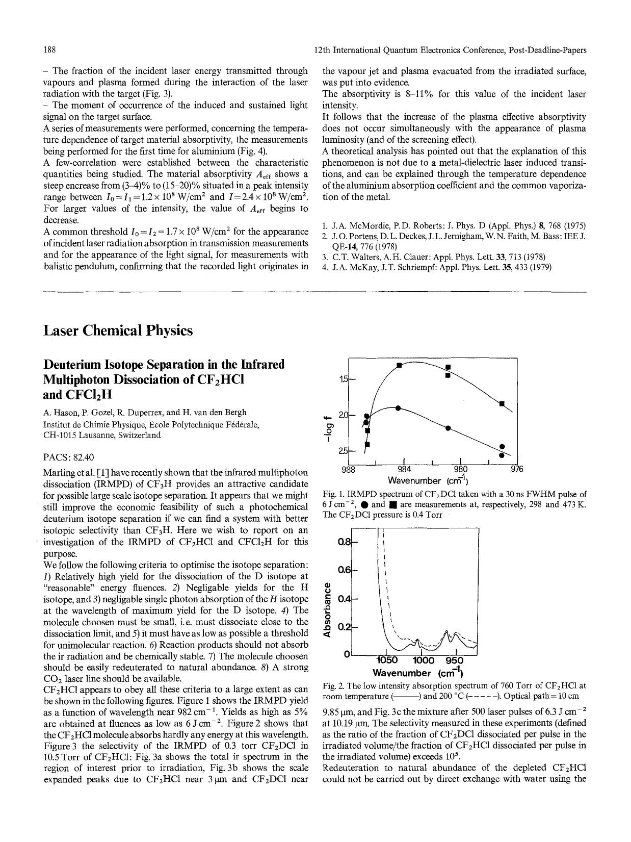 Laser chemical physics by unknow