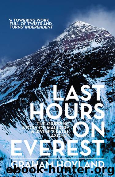 Last Hours on Everest by Graham Hoyland