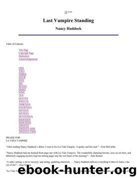 Last Vampire Standing by Unknown