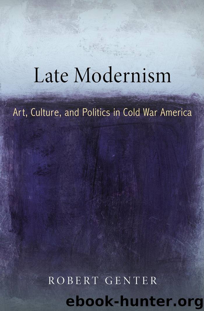 Late Modernism by Genter Robert;