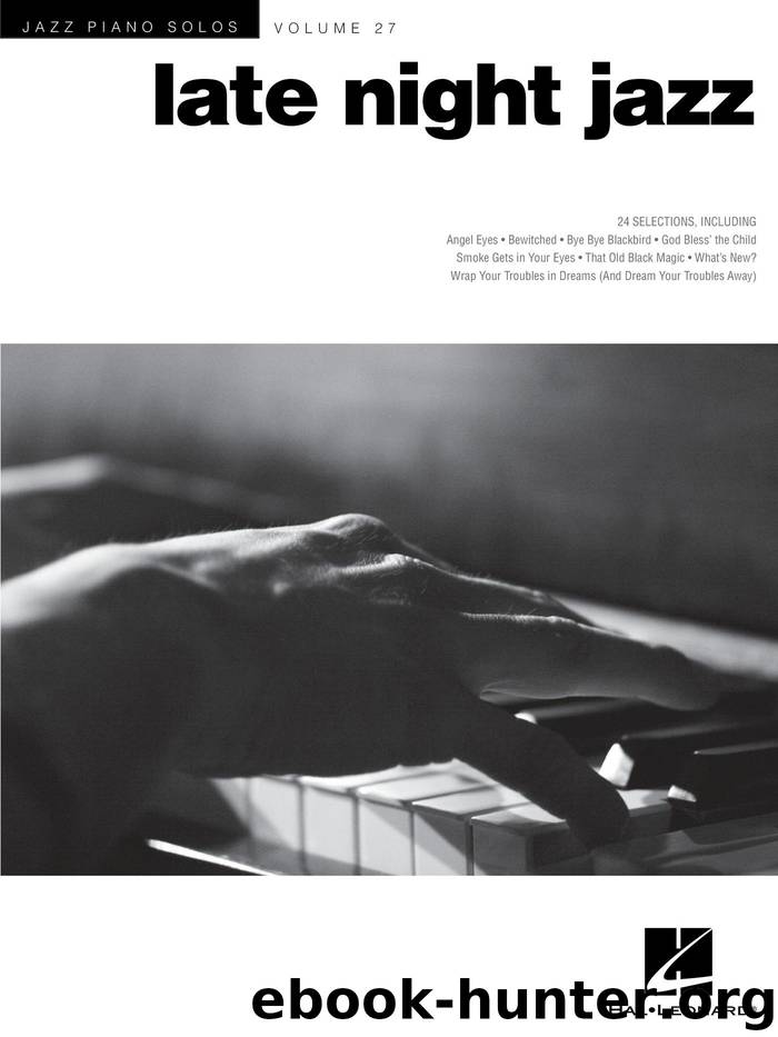 Late Night Jazz by Hal Leonard Corp