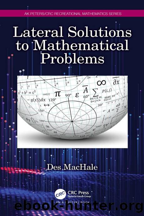 Lateral Solutions to Mathematical Problems by Desmond MacHale