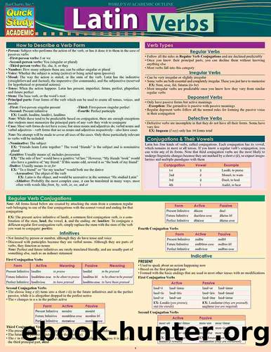 Latin Verbs by BarCharts Inc