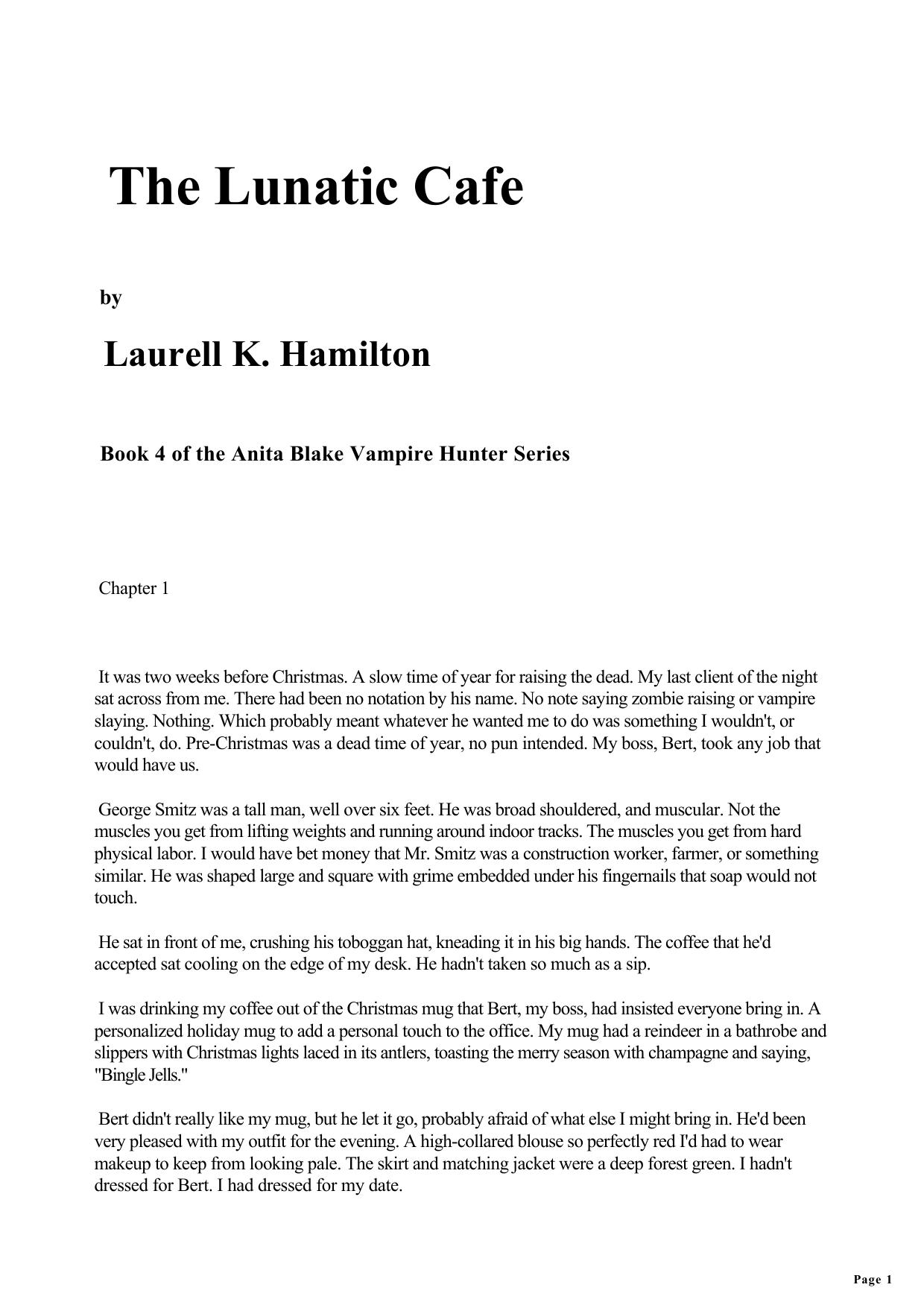 Laurell K. Hamilton - Anita Blake Vampire Hunter 04 by The Lunatic Cafe