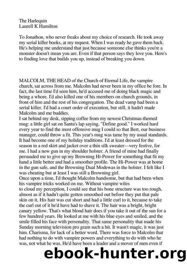 Laurell K. Hamilton by The Harlequin