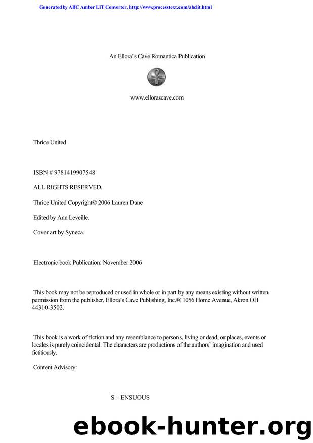 Lauren Dane - Witches Knot 04 by Thrice United