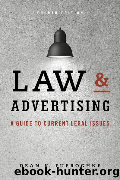 Law & Advertising by Fueroghne Dean K.;