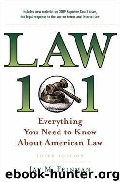 Law 101: Everything You Need to Know About American Law by Feinman Jay M