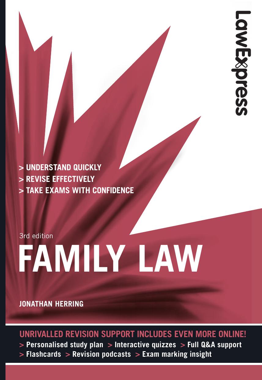Law Express: Family Law by Jonathan Herring