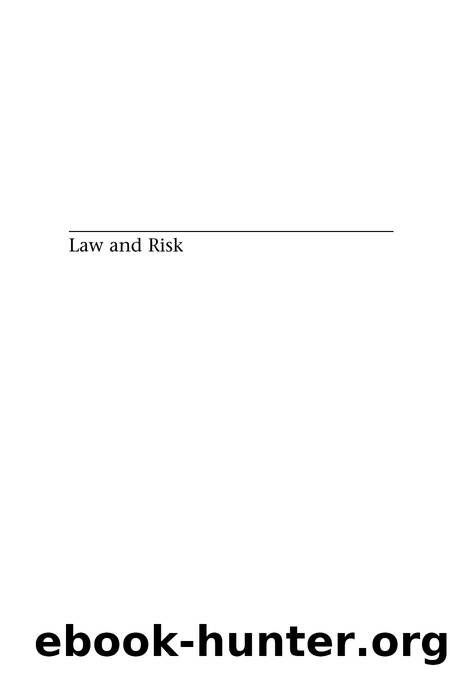 Law and Risk by Law Commission of Canada