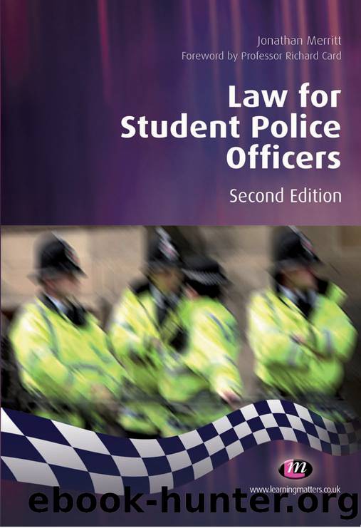Law for Student Police Officers by Merritt Jonathan;