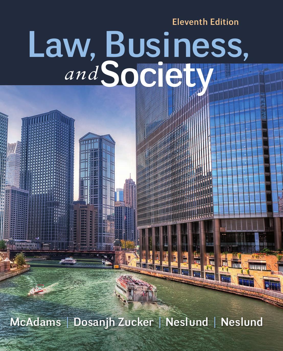 Law, Business and Society by Tony McAdams