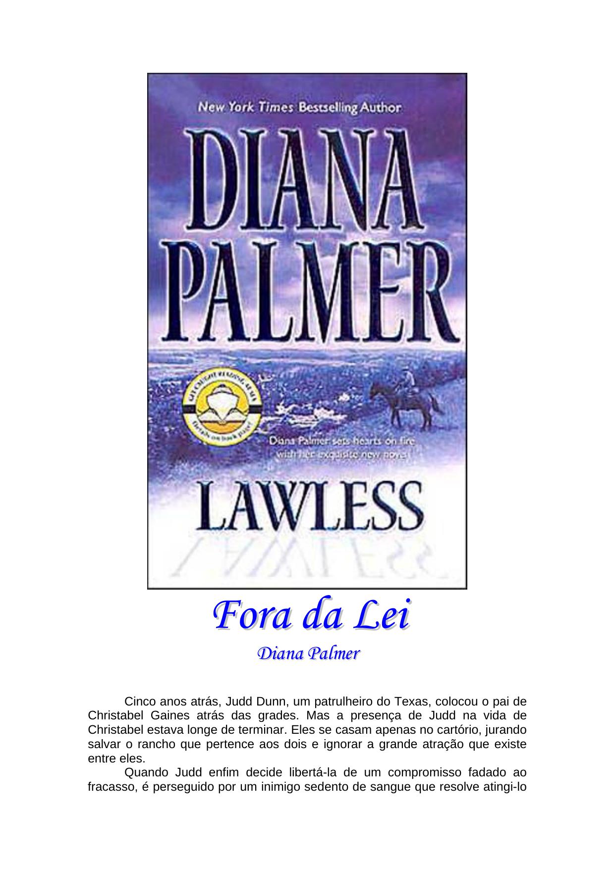 Lawless by Diana Palmer