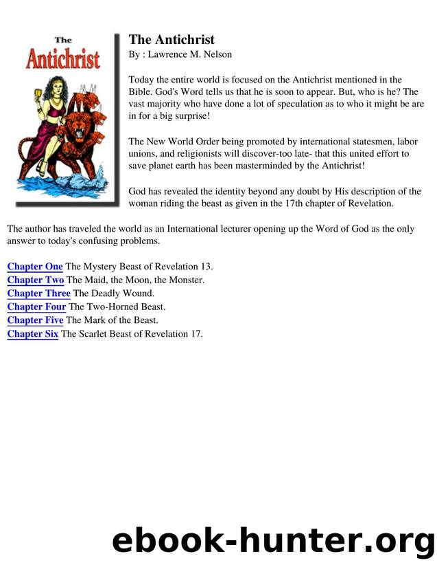 Lawrence M. Nelson - The Antichrist by pdf