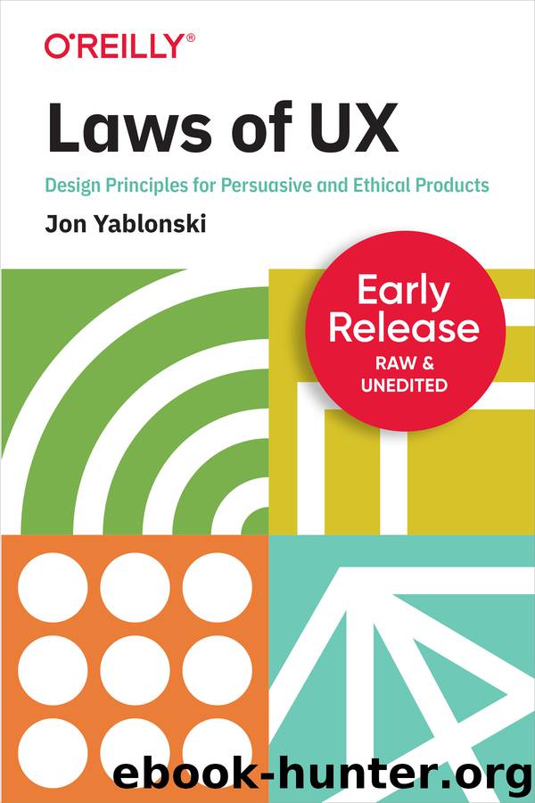 Laws of UX by Jon Yablonski