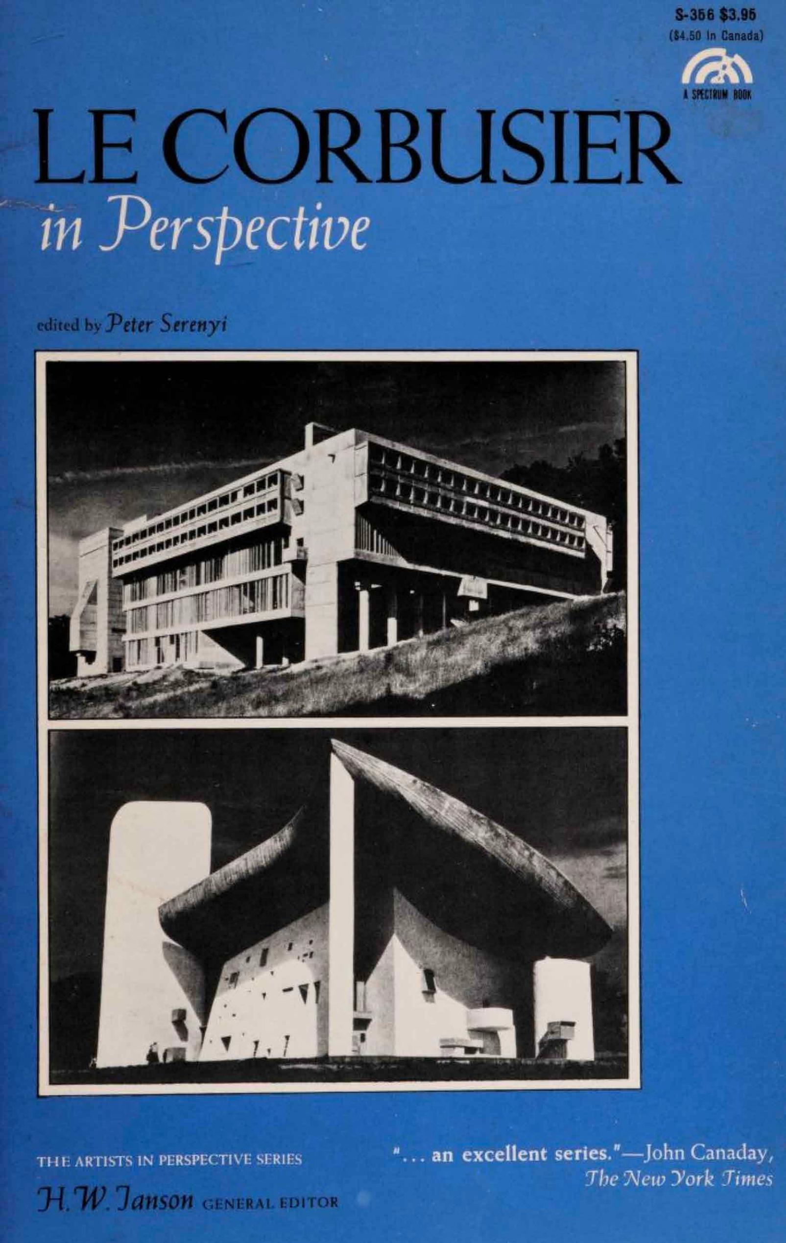 Le Corbusier in Perspective by Peter Serenyi (editor)