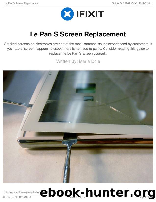 Le Pan S Screen Replacement by Unknown
