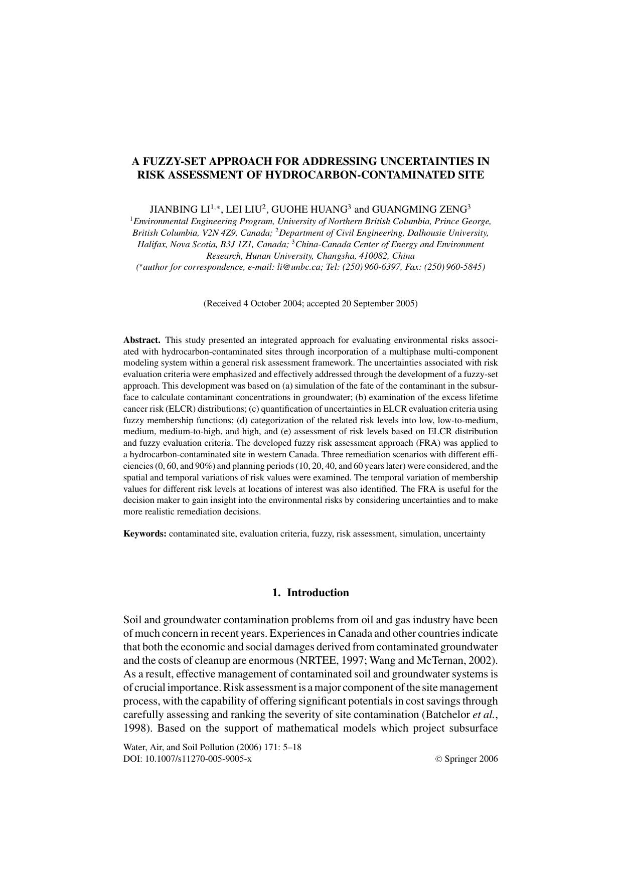Lead biogeochemistry in the littoral zones of south-central Ontario lakes, Canada, after the elimination of gasoline lead additives by Unknown