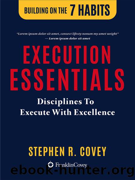 Leadership Essentials by Stephen R. Covey