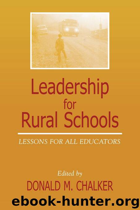 Leadership for Rural Schools by Donald M. Chalker