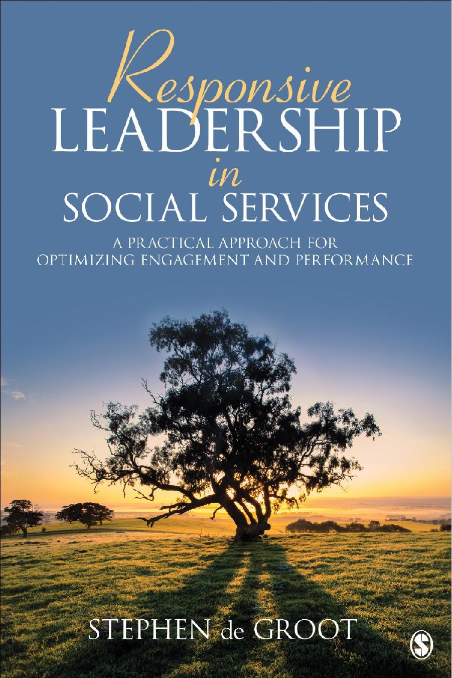 Leadership in the Human Services by Stephen de Groot