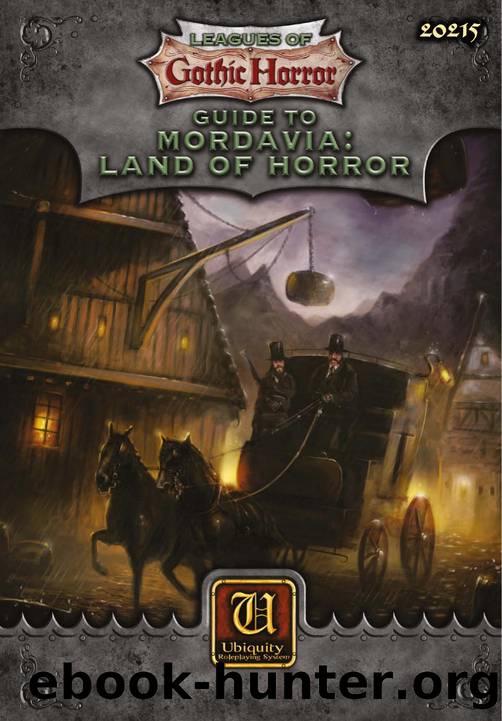 Leagues of Gothic Horror - Guide To Mordavia by Land Of Horror