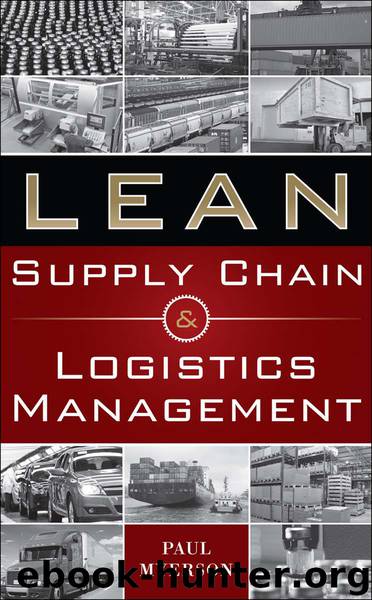 Lean Supply Chain and Logistics Management by Paul Myerson & Paul Myerson