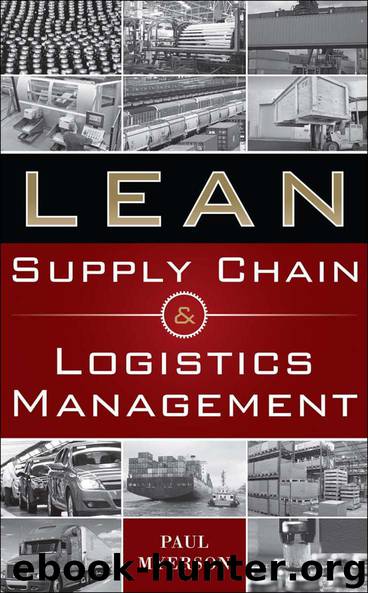 Lean Supply Chain and Logistics Management by Paul Myerson