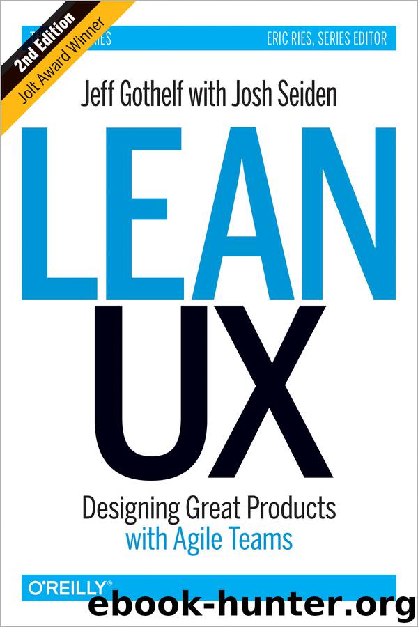 Lean UX by Jeff Gothelf