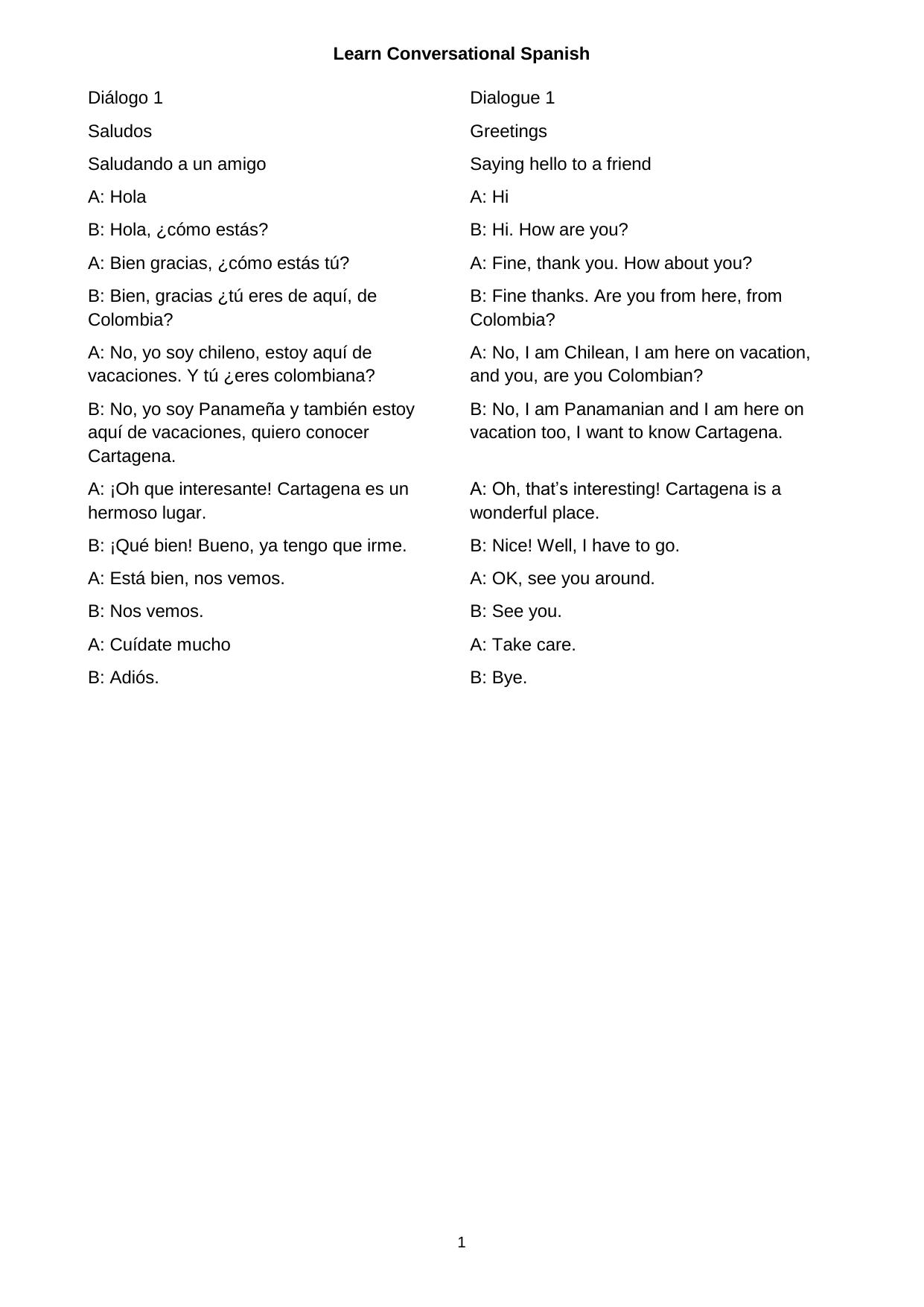 Learn Conversational Spanish by Unknown